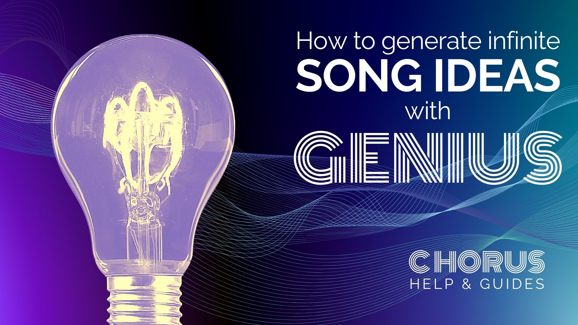 Generate infinite song ideas in seconds with Chorus